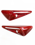 Model S3XY* Full Cover Style Turn Signal Overlays (1 Pair) - Fits Hardware 2.0 & 3.0 - Real Molded Carbon Fiber
