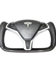 2012-2020 | Model S & X Yoke Steering Wheel - Real Molded Carbon Fiber