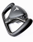 2012-2020 Model S & X Steering Wheel Bezel Overlay - Real Molded Carbon Fiber