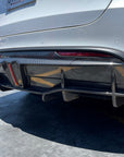 2020-2025 | Model Y Razzo Rear Diffuser & LED Brake Light ABS Plastic- Hydro Carbon Fiber Coated