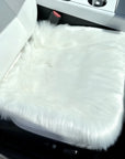 Faux Sheepskin Front Seat Covers - White (1 Pair)