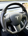 Model 3 & Y - Sport Grip Steering Wheel - Real Molded Carbon Fiber