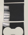 Model 3 & Y Center Console Cap ABS Plastic (Gen. 1) - Hydro Carbon Fiber Coated