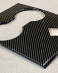 Model 3 & Y Center Console Cap ABS Plastic (Gen. 1) - Hydro Carbon Fiber Coated