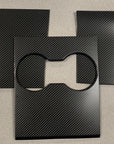 Model 3 & Y Center Console Cap ABS Plastic (Gen. 1) - Hydro Carbon Fiber Coated
