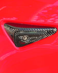 Model S3XY* Full Cover Style Turn Signal Overlays (1 Pair) - Fits Hardware 2.0 & 3.0 - Real Molded Carbon Fiber