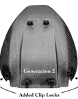 2021+ | Model S & X Seat Back Replacements Gen. 2 (1 Pair) - Real Molded Carbon Fiber