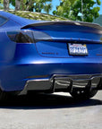 2017-2023 | Model 3 Viento Aero Rear Diffuser - Real Molded Carbon Fiber