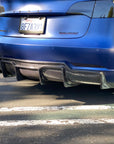 2017-2023 | Model 3 Viento Aero Rear Diffuser - Real Molded Carbon Fiber