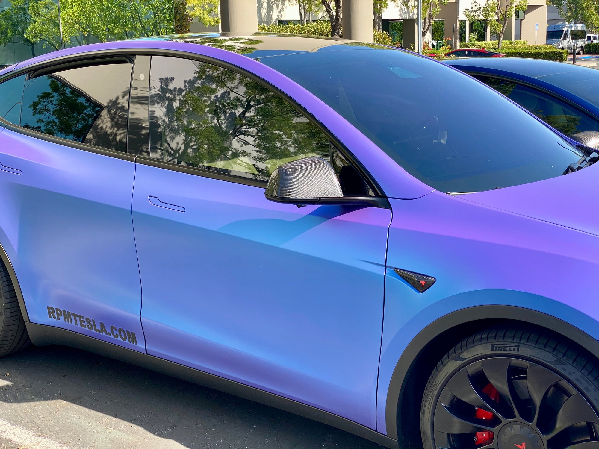 2020-2024 | Model Y Side View Mirror Overlays (1 Pair) - Real Molded Carbon Fiber