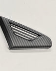 Model X Dash Side Vent Caps - Hydro Carbon Fiber Coated