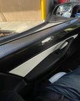2017-2020 | Model 3 Front Door Panel Overlays (1 Pair) - Real Molded Carbon Fiber