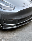 2020-2025 | Model Y Viento Aero Front Lip - Real Molded Carbon Fiber