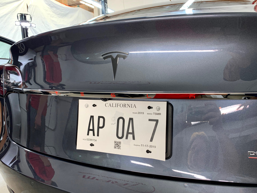 Model 3 Aluminum Tailgate Applique - Approx. 30.5