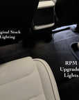 2021+ | Model S & X Backseat White LED Lighting Upgrade Kit (48 Diodes - 10x Brighter)
