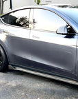2020-2025 | Model Y Viento Aero Side Skirts (1 Pair) - Real Molded Carbon Fiber
