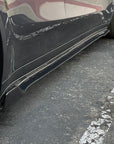 2020-2025 | Model Y Viento Aero Side Skirts (1 Pair) - Real Molded Carbon Fiber