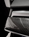 Model 3 & Y Dashboard End Cap Replacements - Real Molded Carbon Fiber