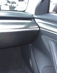 Model 3 & Y Glove Box Overlay - Real Molded Carbon Fiber
