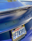 Model S3XY T-E-S-L-A Tailgate Emblems Version 2.0 - ABS Plastic