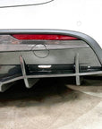 2020-2025 | Model Y Razzo Rear Diffuser & LED Brake Light ABS Plastic- Hydro Carbon Fiber Coated