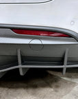 2020-2025 | Model Y Razzo Rear Diffuser & LED Brake Light ABS Plastic- Hydro Carbon Fiber Coated