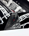 Model X Rear Tailgate Window Spoiler (Hollow Version) - Real Molded Carbon Fiber