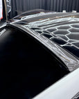 Model X Rear Tailgate Window Spoiler (Hollow Version) - Real Molded Carbon Fiber