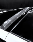 Model X Rear Tailgate Window Spoiler (Hollow Version) - Real Molded Carbon Fiber