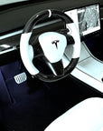 Model 3 & Y - Sport Grip Steering Wheel - Real Molded Carbon Fiber