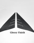 2020+ | Model Y A-Pillar Accent Overlays (1 Pair) - Real Molded Carbon Fiber