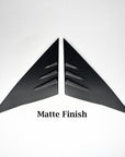2020+ | Model Y A-Pillar Accent Overlays (1 Pair) - Real Molded Carbon Fiber