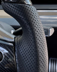 Model 3 & Y - Sport Grip Steering Wheel - Real Molded Carbon Fiber