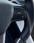 Model 3 & Y - Sport Grip Steering Wheel - Real Molded Carbon Fiber