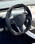Model 3 & Y - Sport Grip Steering Wheel - Real Molded Carbon Fiber