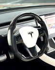 Model 3 & Y - Sport Grip Steering Wheel - Real Molded Carbon Fiber