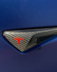 Turn Signal Overlays (Gen. 2) - Top Half Style - Real Molded Carbon Fiber (1 Pair)