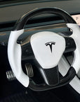 Model 3 & Y - Sport Grip Steering Wheel - Real Molded Carbon Fiber