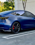2017-2023 | Model 3 Razzo Aero Side Skirts (1 Pair) - Real Molded Carbon Fiber