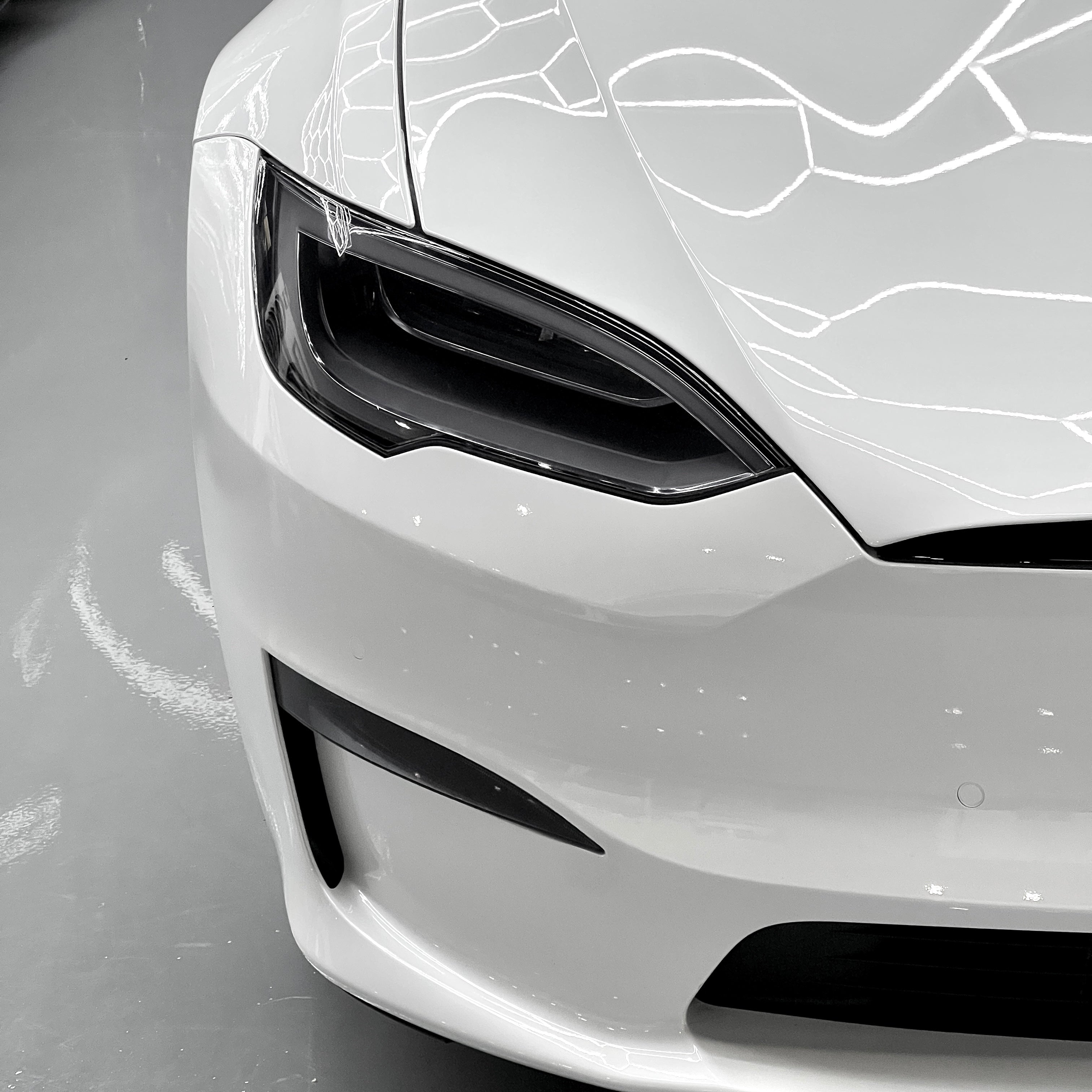 Model S Headlight & Fog Light Protection (Set of Clear or Sm
