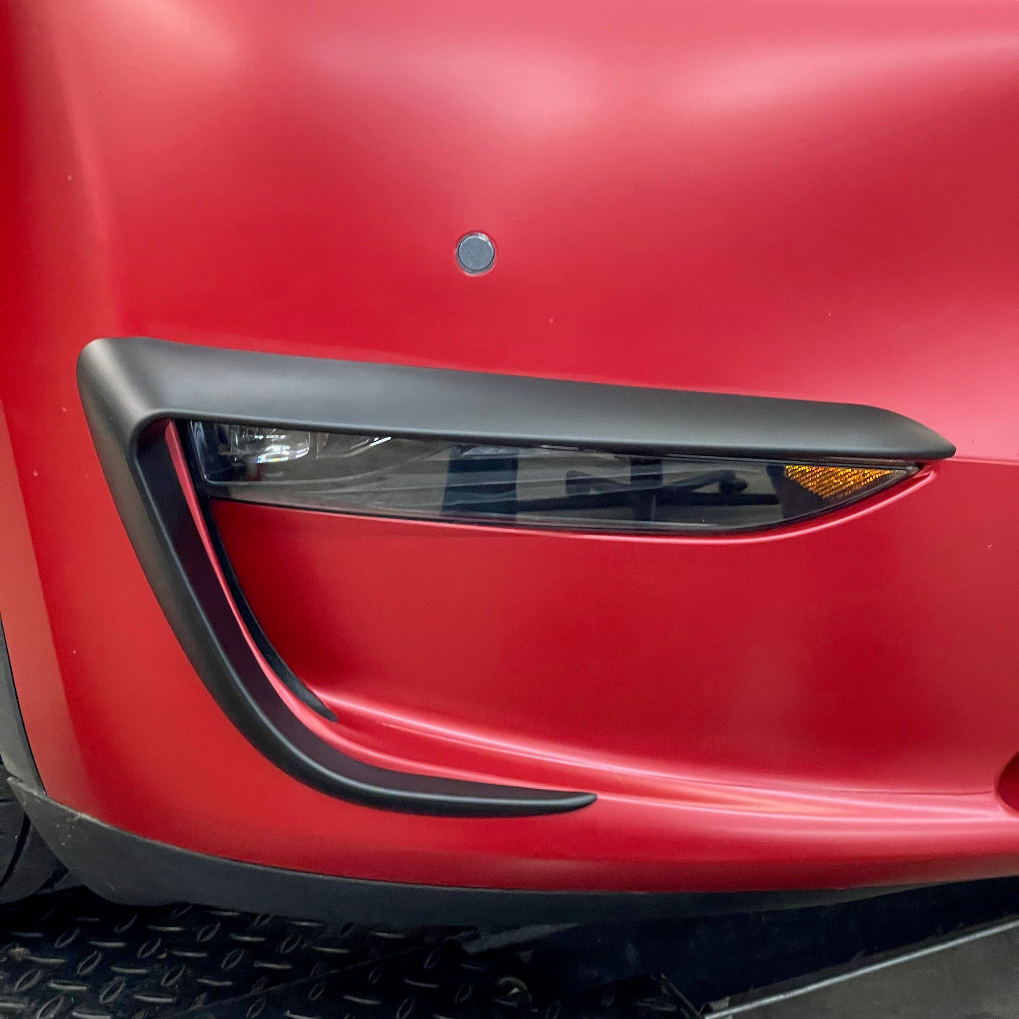 2020-2025 | Model Y Fog light Canards/Eyelids (1 pair) - Satin Black