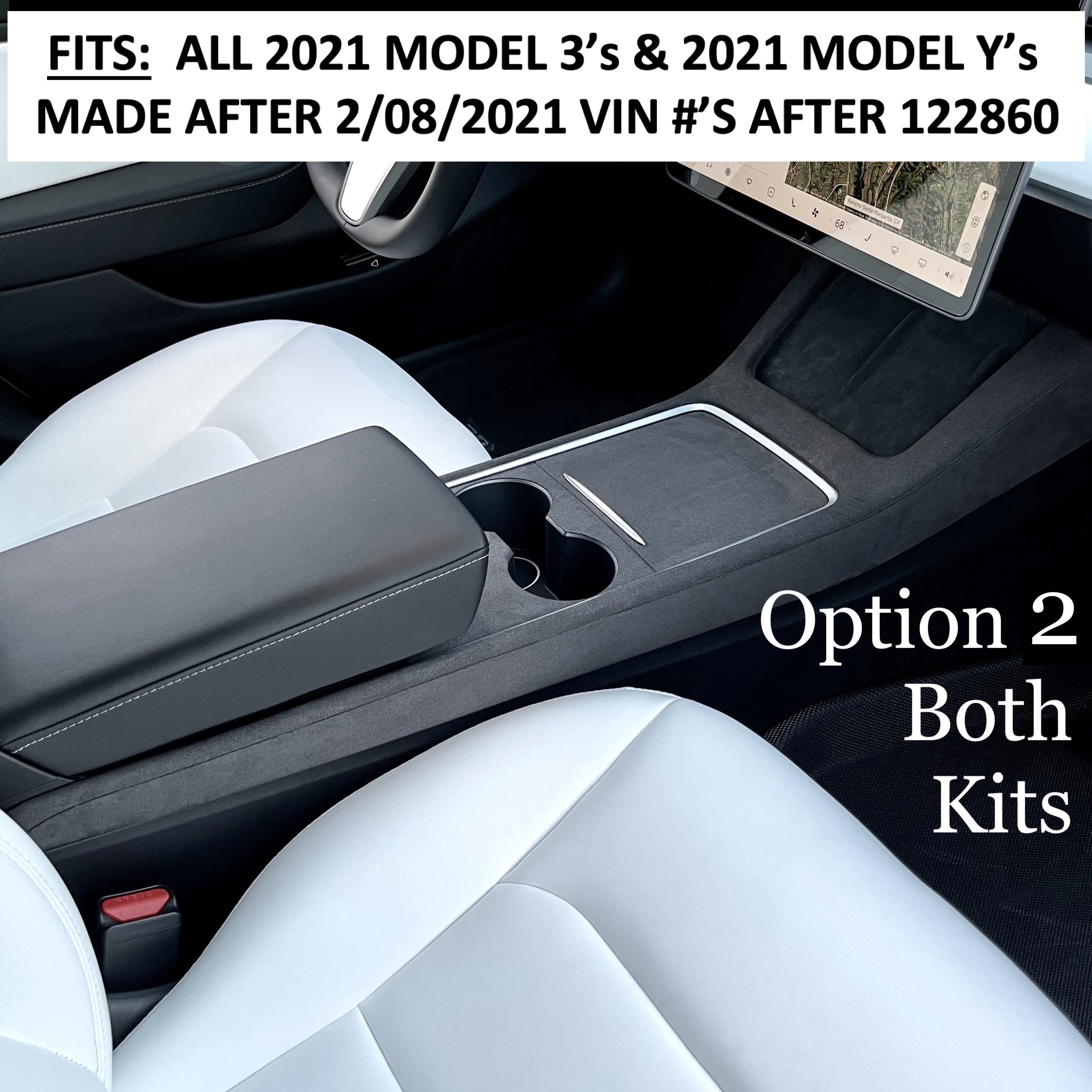 TAPTES 2021 2022 2023 Model 3 & Model Y Alcantara Center Console