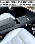 Model 3 & Y Center Console Cover (Gen. 2) - Alcantara