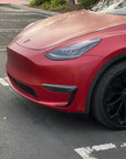 2020-2025 | Model Y Fog light Canards/Eyelids (1 pair) - Satin Black