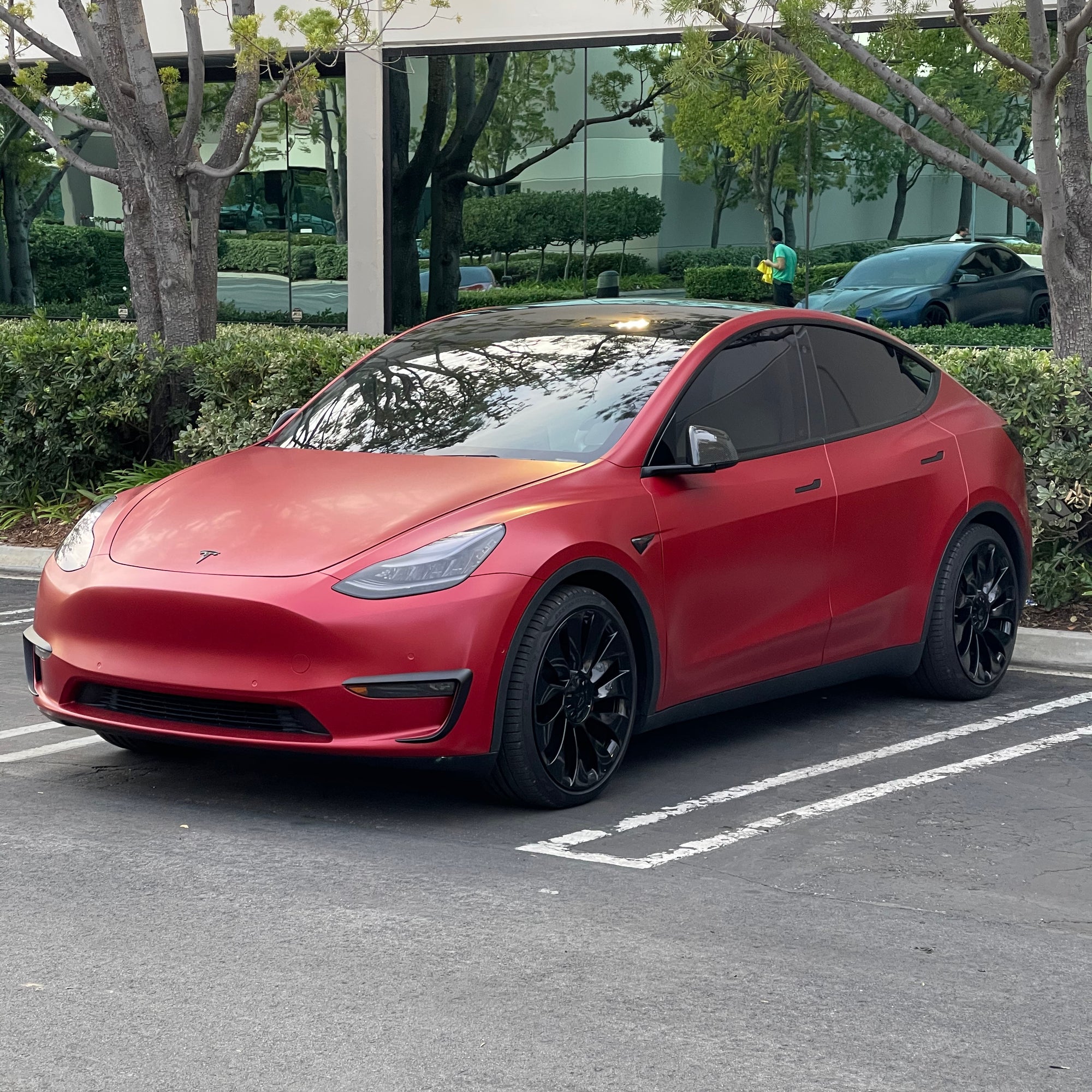 2020-2025 | Model Y Fog light Canards/Eyelids (1 pair) - Satin Black
