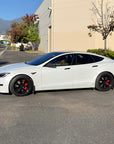 2021+ | Model S Plaid & Long Range Mud Flaps - Screwless (Set of 4)