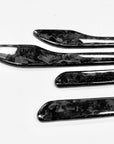 Model 3 Door Handle Overlays - Real Forged Carbon Fiber