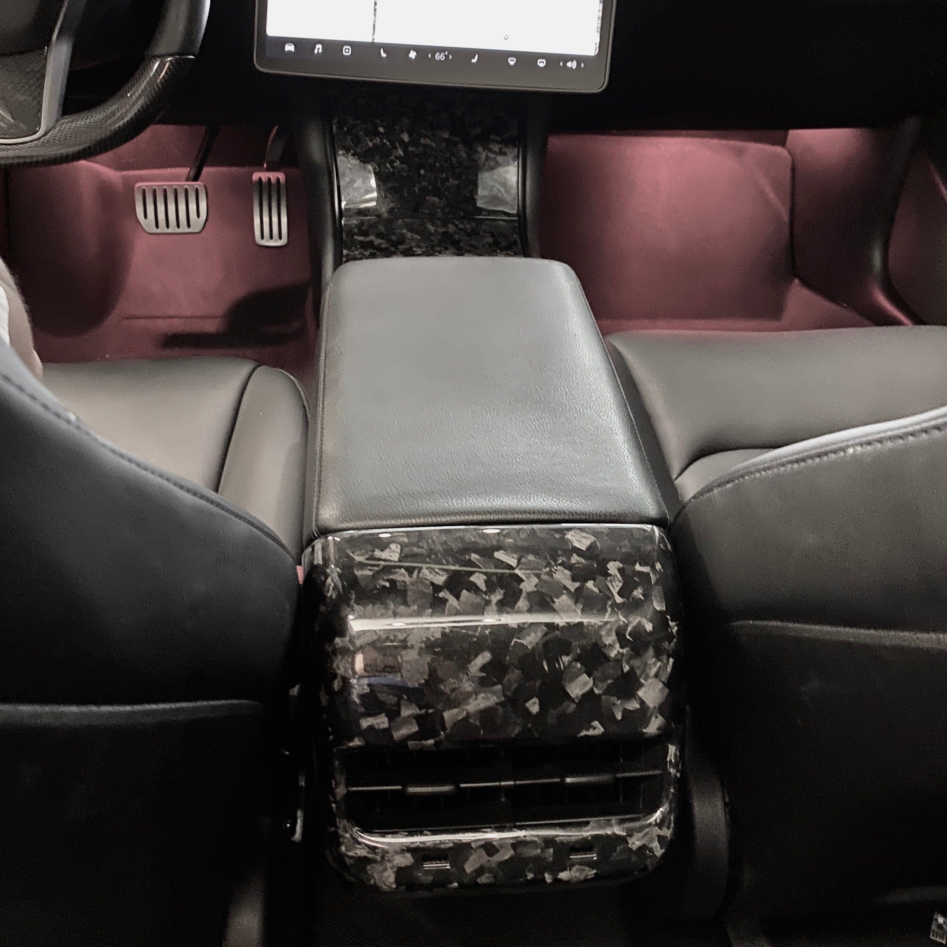 Model 3 & Y Backseat Vent Overlay - Real Forged Carbon Fiber – RPM