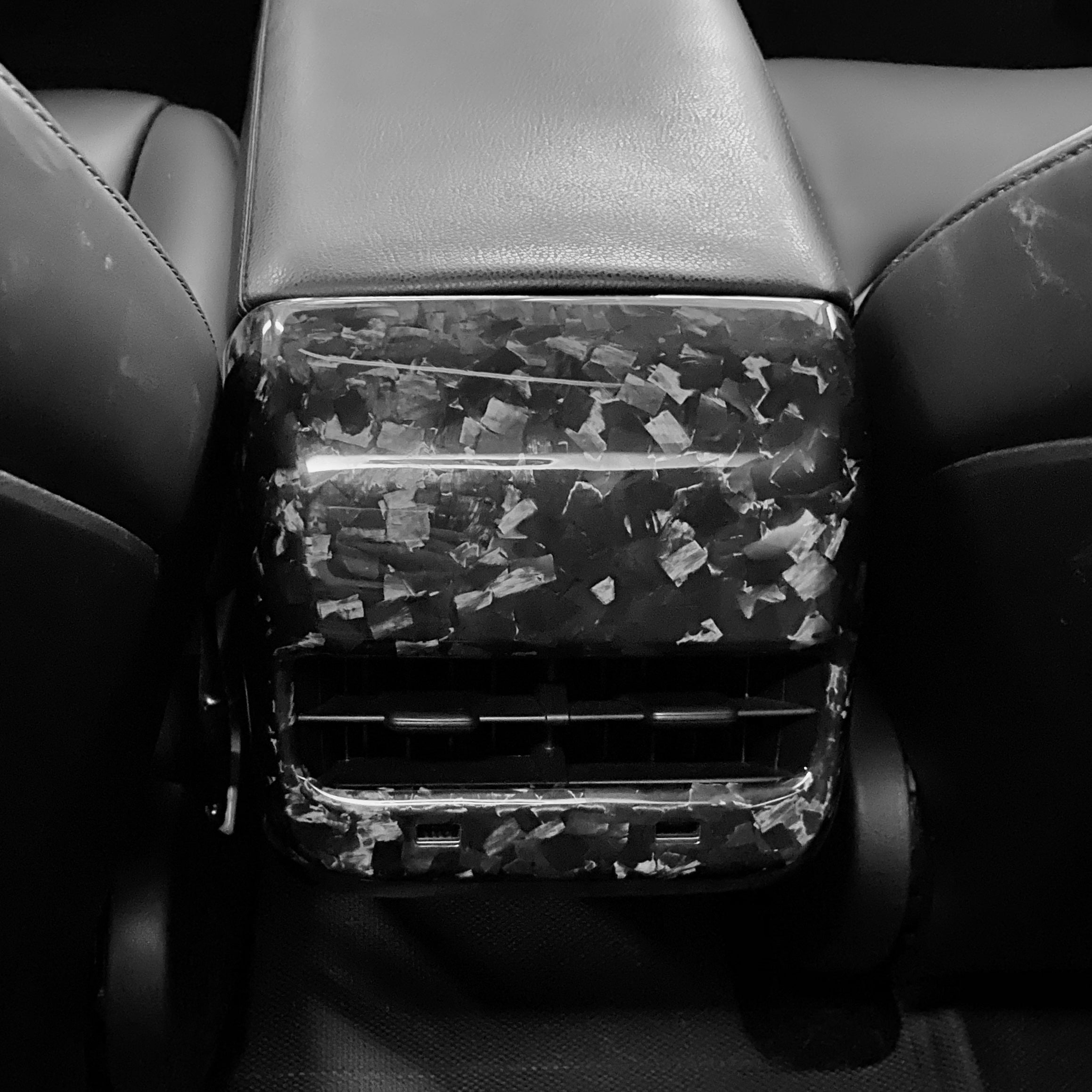 Model 3 & Y Backseat Vent Overlay - Real Forged Carbon Fiber – RPM