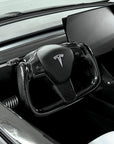 Model 3 & Y Yoke Style Steering Wheel - Full Carbon Fiber - Non Heated Only